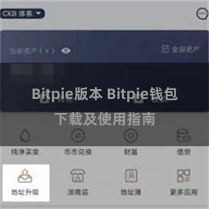 Bitpie版本 Bitpie钱包下载及使用指南