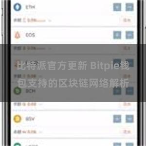 比特派官方更新 Bitpie钱包支持的区块链网络解析