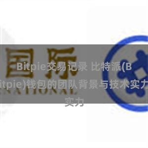 Bitpie交易记录 比特派(Bitpie)钱包的团队背景与技术实力