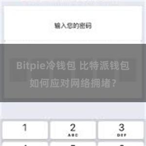 Bitpie冷钱包 比特派钱包如何应对网络拥堵？