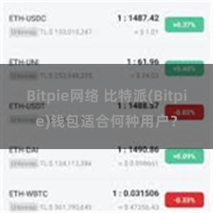 Bitpie网络 比特派(Bitpie)钱包适合何种用户？