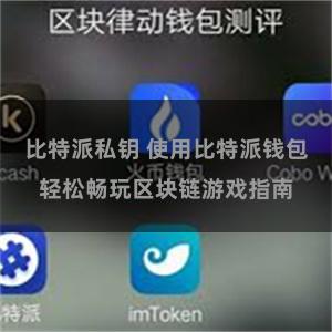 比特派私钥 使用比特派钱包轻松畅玩区块链游戏指南