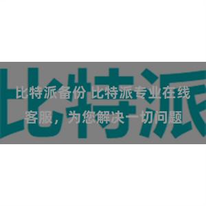 比特派备份 比特派专业在线客服，为您解决一切问题